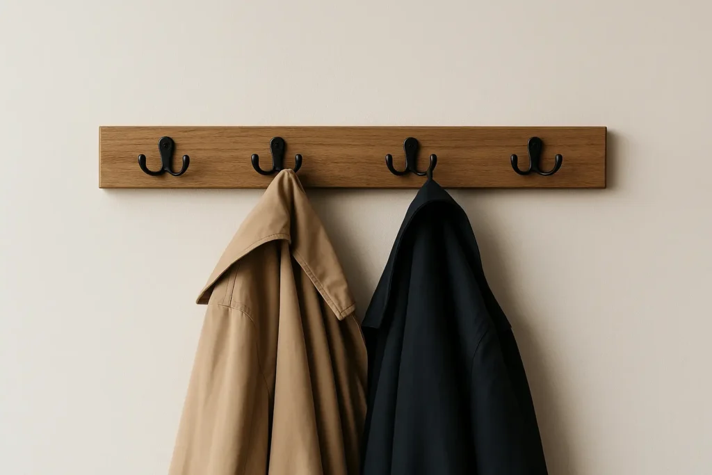 wieszak ścienny na kurtki